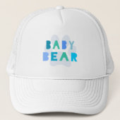 Baby beer - blauw trucker pet (Voorkant)