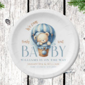 Baby Beer Blue Balloon Ride Papieren Bordje