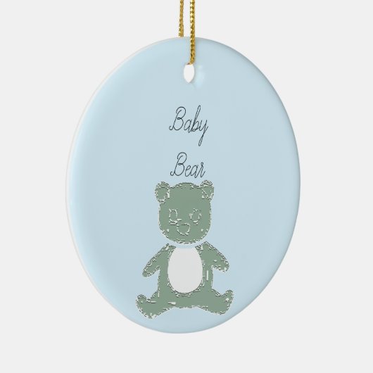 Baby Beer Boy Keramisch Ornament (Rechts)