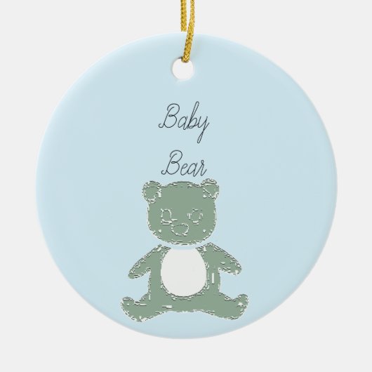 Baby Beer Boy Keramisch Ornament (Voorkant)