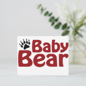 Baby Beer Claw Briefkaart (Staand voorkant)