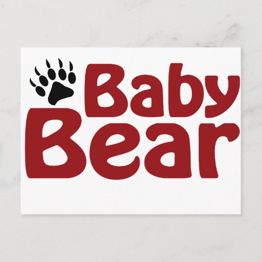 Baby Beer Claw Briefkaart (Voorkant)