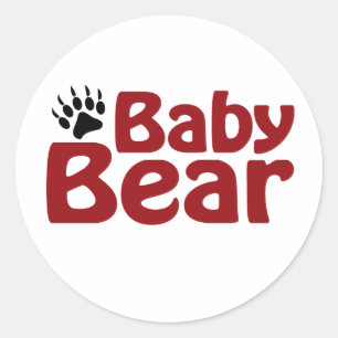 Baby Beer Claw Ronde Sticker