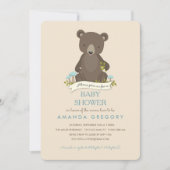 Baby Beer Cub Mama Beer Baby shower Uitnodiging (Voorkant)