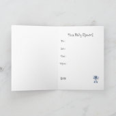 Baby Beer en Blue Tractor Shower-uitnodiging (Binnen)