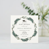 Baby Beer Evergreen Buffalo Plaid Kaart (Staand voorkant)