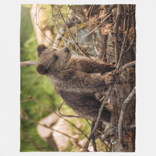 BABY BEER FLEECE DEKEN (Voorkant)