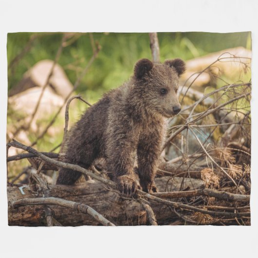 BABY BEER FLEECE DEKEN (Voorkant (Horizontaal))