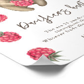 Baby Beer - Fopspeen jacht spel baby shower Poster (Hoek)