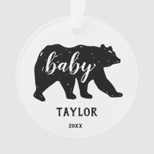 Baby Beer Forest Animal Holiday Ornamenten
