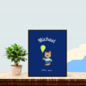 Baby beer foto afdruk