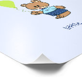 Baby beer foto afdruk (Hoek)