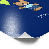 Baby beer foto afdruk (Hoek)