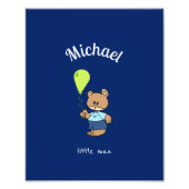 Baby beer foto afdruk (Voorkant)