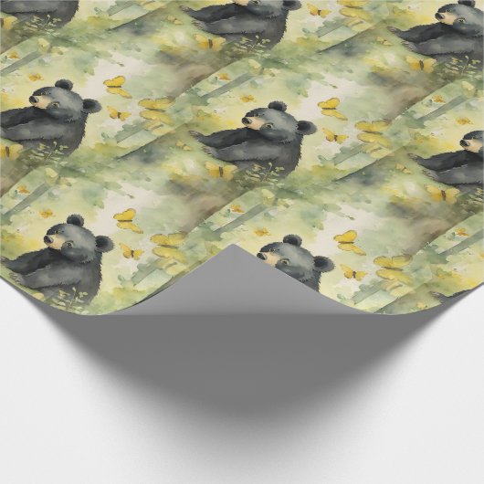 Baby Beer Genderneutraal Cadeaupapier (Hoek)