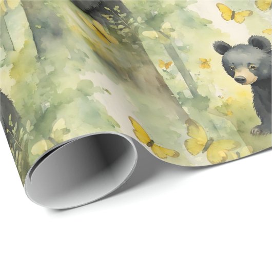 Baby Beer Genderneutraal Cadeaupapier (Rol Hoek)