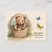 Baby Beer Genderneutrale boeken voor Baby Informatiekaartje (Achterkant)