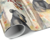 Baby Beer gepersonaliseerde neutrale verjaardag Cadeaupapier (Rol Hoek)