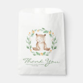 Baby Beer Greenery Krans Baby shower Dank u Bedankzakje (Voorkant)