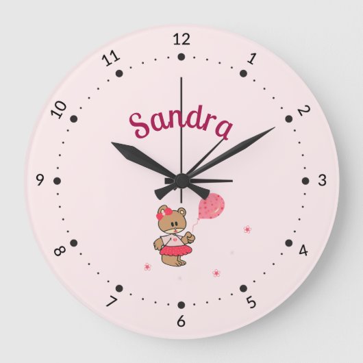 Baby beer grote klok (Voorkant)