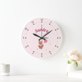 Baby beer grote klok