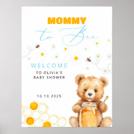 Baby Beer & Honey Meisje, Jongen Baby shower Welko Poster