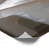 Baby Beer in de badkuip Badkamerkunst Poster (Hoek)