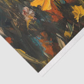 Baby Beer in een Wildflower Field Painting Decoupa Tissuepapier (Detail)