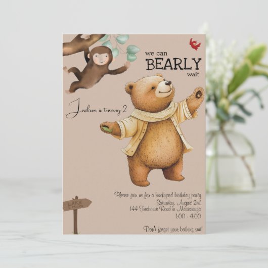 Baby Beer Kaart (Staand voorkant)