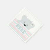 Baby, beer, klein beer servet (Hoek)