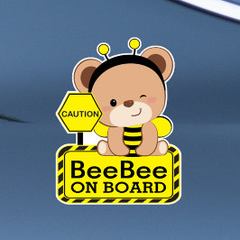 Baby Beer kostume Baby aan boord van auto-sticker Sticker