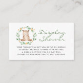 Baby Beer Krans Baby shower Display Douche Informatiekaartje (Voorkant)