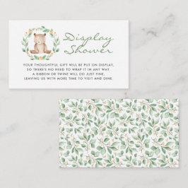 Baby Beer Krans Baby shower Display Douche Informatiekaartje