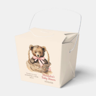 Baby Beer Meisjes Baby shower Bedankdoosjes