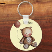 Baby Beer met ballonSleutelhanger Sleutelhanger (Voorkant)