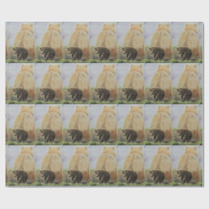 Baby Beer met mama Beer Cadeaupapier