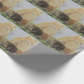 Baby Beer met mama Beer Cadeaupapier (Hoek)