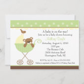 Baby Beer Neutraal Baby shower Uitnodiging (Voorkant)