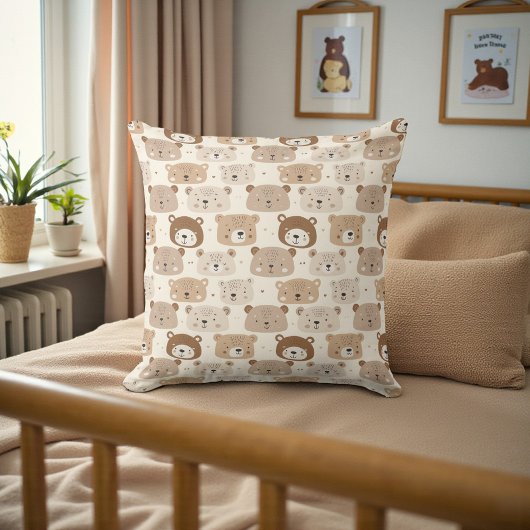 Baby Beer Nursery Dubbelzijdig Kussen