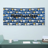 Baby, Beer, oorvijg en bordanner Spandoek (Beurs)