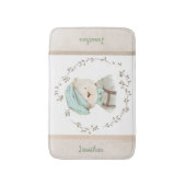 Baby Beer personaliseer Cute  Sweet Schattig Badmat (Voorkant Verticaal)