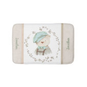 Baby Beer personaliseer Cute Sweet Schattig Badmat (Voorkant)
