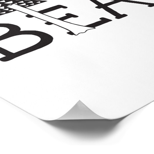 Baby Beer - Poster voor zure of Kinder kamers (Hoek)