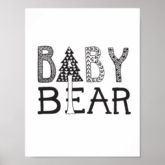 Baby Beer - Poster voor zure of Kinder kamers (Voorkant)
