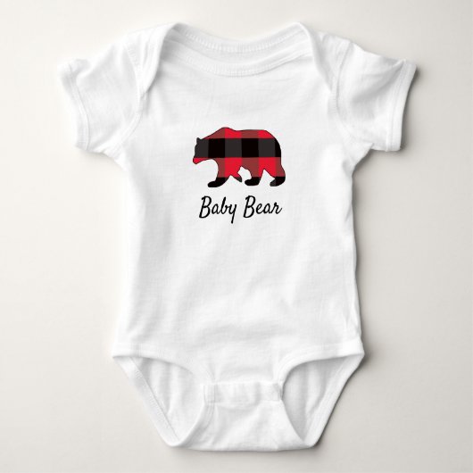 Baby Beer Rood buffel Romper (Voorkant)