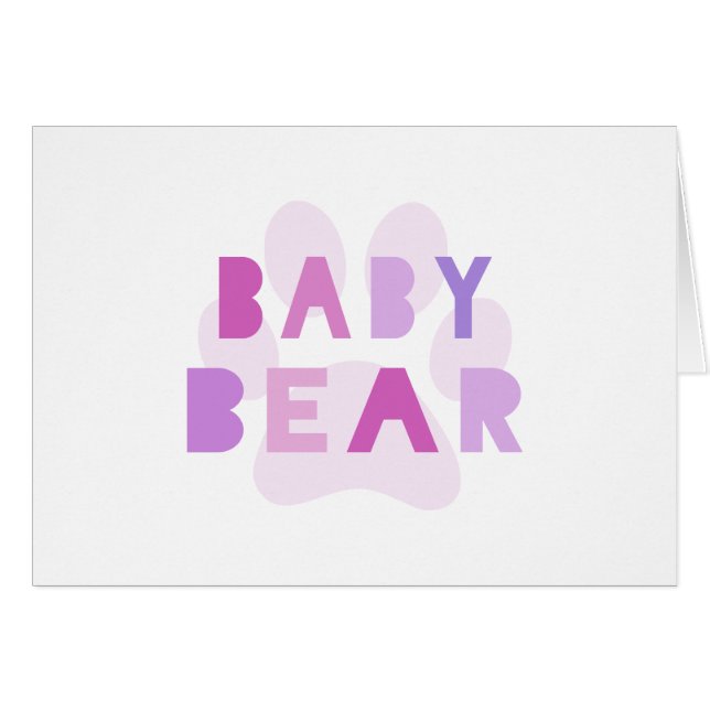Baby beer - roze (Voorkant Horizontaal)