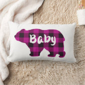 Baby Beer Roze en Zwarte Landkreeft Kussen (Deken)