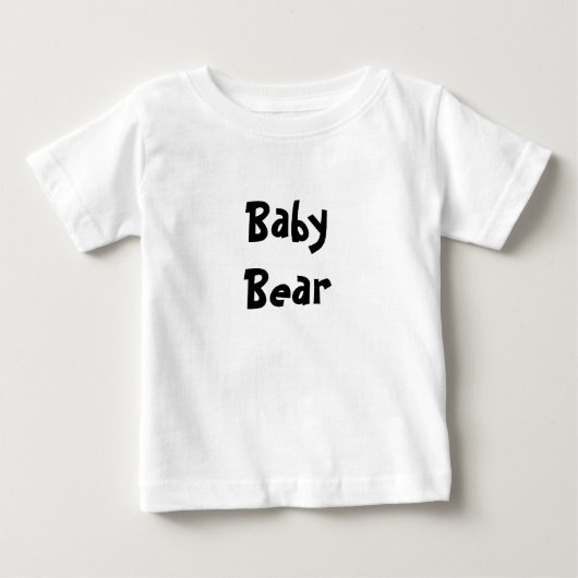 Baby Beer Ruitendag — Zwarte tekst (Voorkant)