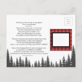 Baby Beer | Rustisch Baby shower | Lumberjack Uitnodiging Briefkaart (Achterkant)