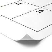 Baby Beer Shower: Vervaldatum agenda Poster (Hoek)